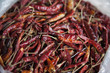 Close up of red peppers