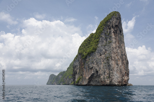Photo: Large rock formation in ocean Large rock formation in ocean