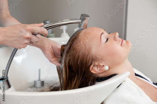 Photo: Hair Wash At Salon Hair Wash At Salon