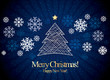 Christmas & New Year. Vector greeting card