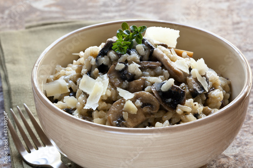 Photo: Mushroom Risotto Mushroom Risotto