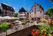 Foto: Scène urbaine dans la ville de Colmar , Alsace (Fr). Scène urbaine dans la ville de Colmar , Alsace (Fr).