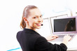 Business woman in office