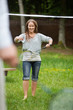 Photo: Young Female Playing Badminton Young Female Playing Badminton