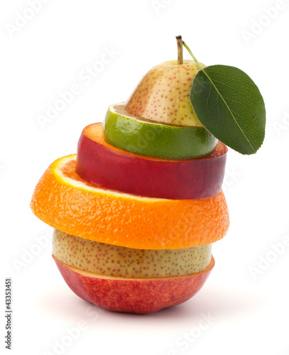 Photo: Mixed fruit slices Mixed fruit slices