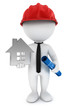 3d white people foreman