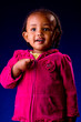 Playful little girl