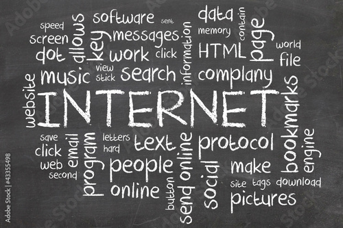 Photo: internet word clouds internet word clouds
