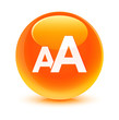 Font Size Orange Button