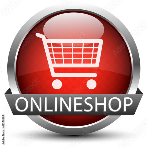 Vector: Onlineshop Button Onlineshop Button