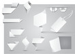 Etikette Set Origami