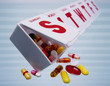 Pills falling out of weekly pill organizer