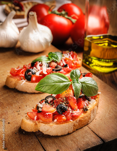 Photo: Bruschetta Italiana - Antipasto italiano Bruschetta Italiana - Antipasto italiano