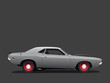 Vektor: hot rod muscle car hot rod muscle car