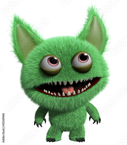 Illustration: 3d monster 3d monster