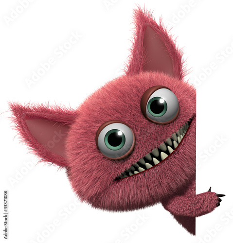 Illustration: furry monster furry monster