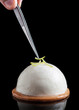 Preparing a Individual lemon mousse