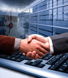 e-commerce hand shake