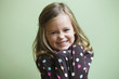 Grinning Caucasian girl
