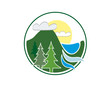 Vektor: Landschafts Logo Landschafts Logo