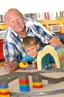 Opa und Enkel