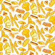 Vector: boulangerie motif boulangerie motif