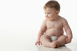 Chubby Caucasian baby boy