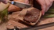 Video: Putting chocolate creme on a roll Putting chocolate creme on a roll