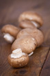 Foto: Champignons auf salat Champignons auf salat