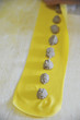 Chef making homemade agnolotti