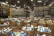 Warehouse with bins full of inventory