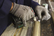 Man working in electronics factory