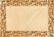 flower carved frame