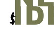 Small figure pushing a big new idea.