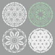 4 round ornaments