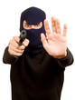 Photo of terrorist with gun