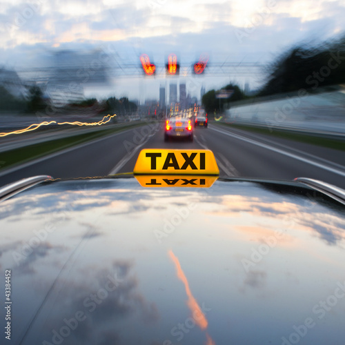 Photo: Downtown cab Downtown cab