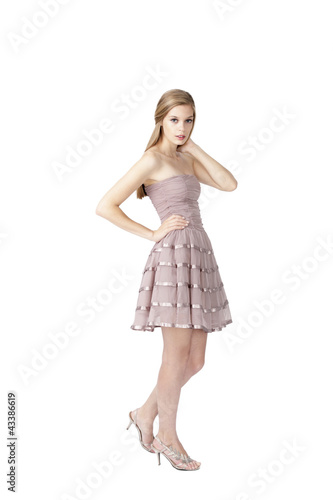 Photo: Blond fashion model Blond fashion model