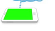 Copy spaces on smartphones screens