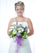 Photo: Happy bride in her dress Happy bride in her dress