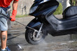 Lavaggio dello scooter