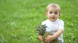 Video: Baby boy with pineapple Baby boy with pineapple