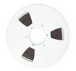 Open Reel Tape Quarter Inch Tape on white background