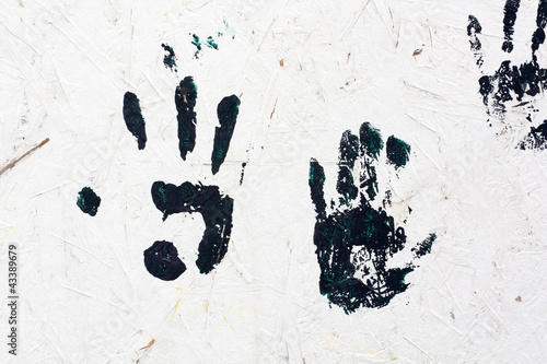 Photo: hand prints hand prints