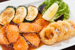 salmon with vegetables
