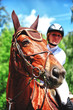Photo: A rider on horseback A rider on horseback