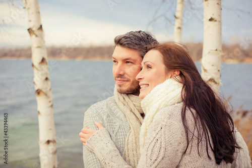 Foto: paar herbst strand paar herbst strand