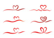 heart ribbon set