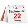 Kalender - 22.09.2013 - Herbstanfang