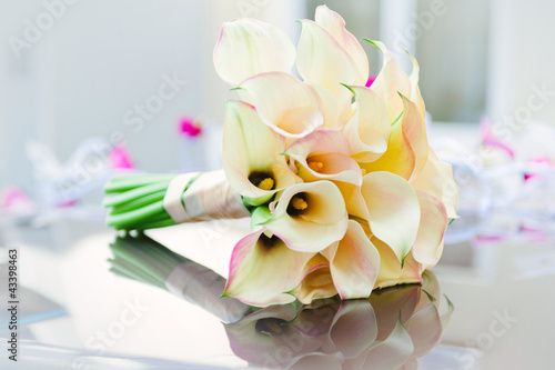 Photo: Beautiful calla lilies bouquet Beautiful calla lilies bouquet